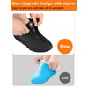 HTHOY&GOWY Shoe Covers Waterproof Silicone Rain Overshoes for Kids Men