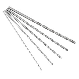 5 PCS Extra Long HSS Twist Drill Bits Set - 150mm High-Speed Steel Straight Shank Drill Bits, Long Wood Drill Bit 2mm 3mm 3.5mm 4mm 5mm for Wood, Metal, Plastic, Aluminum, PVC