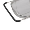 Over The Sink Colander Stainless Steel Telescopic Strainer Basket Rubber