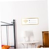 Ciieeo 3pcs Acrylic WiFi Password Sign Rewritable Account Password Display