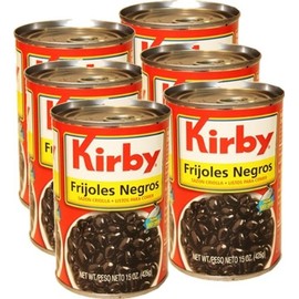 Kirby Black Beans. Cuban Style 6 cans, 15 oz each
