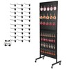 Eastern Tree Metal Pegboard Display Stand 2'x 5'with 30 Hooks,