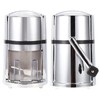 Natudeco Manual Ice Crusher Shaved Ice Machine Portable Snow Cone