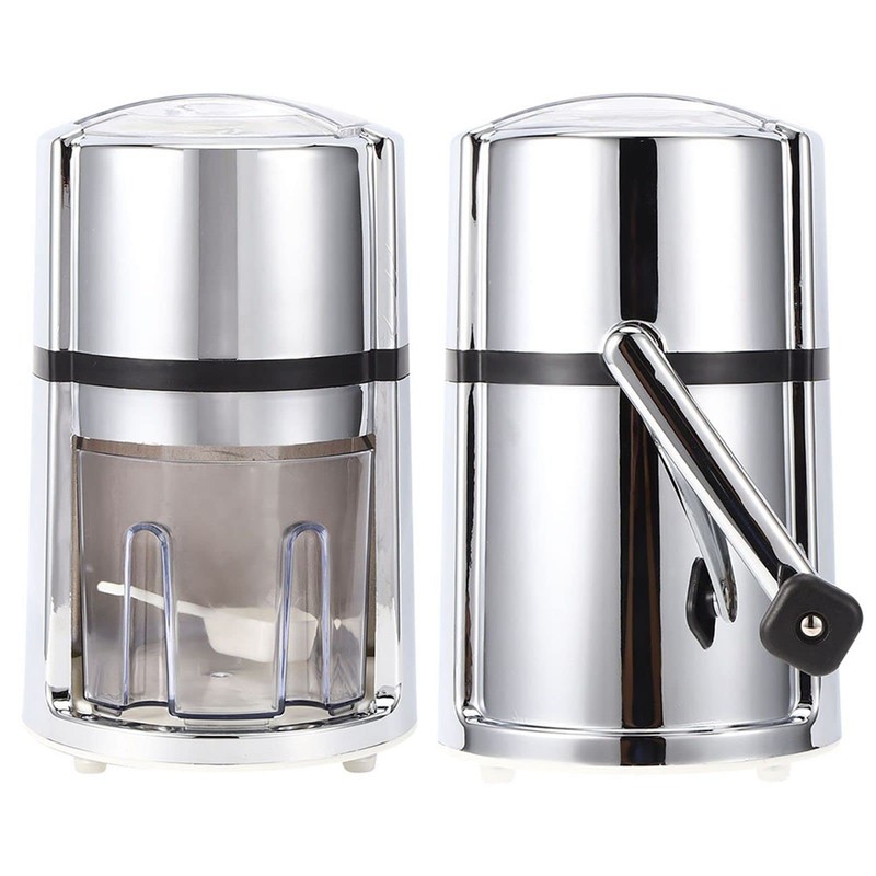 Natudeco Manual Ice Crusher Shaved Ice Machine Portable Snow Cone
