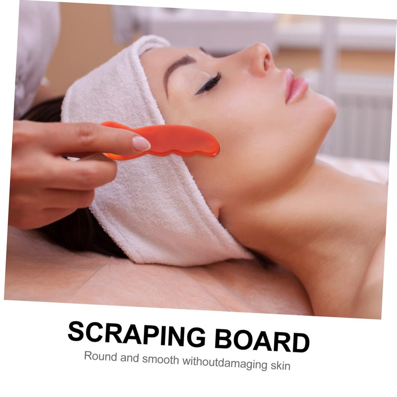 COLLBATH 1pc Natural Jade Gua Sha Tool Facial Scraping Board