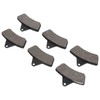 6PCS Brake Pads Low Noise Aging Resistant Consistent Braking Replacement