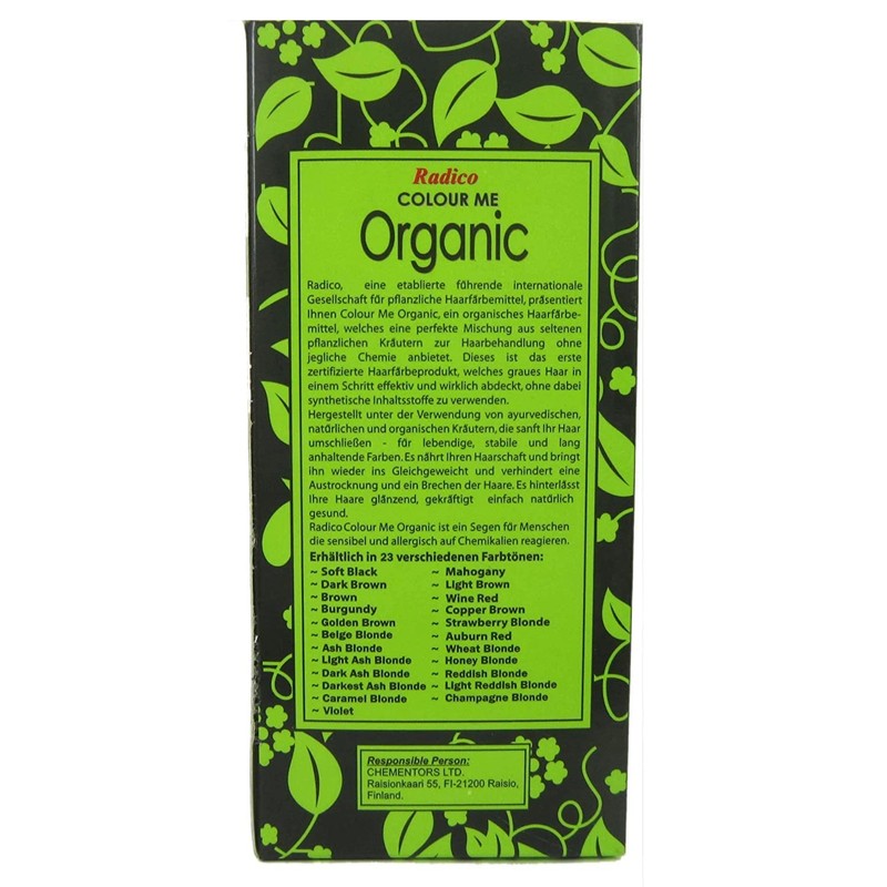 Radico Light Brown, Pack of 2, Colour Me Organic Plant