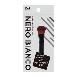 Kai Corporation NEROBIANCO KQ3505 Makeup Foundation Brush, Base Makeup, Small Nose, Eyes, Unisex