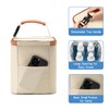 BABEYER Breastmilk Cooler Bag with Ice Pack Fits 4 Baby