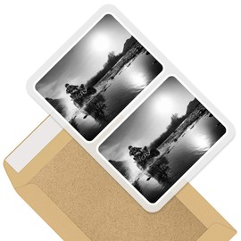 Rectangle Stickers (Set of 2) 10cm - ATV Quad Bike Motorbike Biker Fun Decals for Laptops,Tablets,Luggage,Scrap Booking,Fridges, #40789