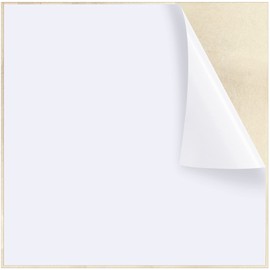 Syhood Vinyl Pool Liner Patch Self Adhesive PVC Vinyl Repair Patch Plastic Pool Patch Repair Kit for Swimming Pools Inflatable Boat (White, 49 x 34 Inch)