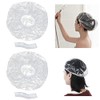 Outanaya 200 Gorros de Baño Desechables Impermeables de Pe Blancos