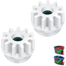 FXHDC-M Spin Mop Bucket Gear Replacement Kit - 1" Heavy-Duty Nylon & Steel Gears, Compatible with O-Cedar/Vileda Systems (2-Pack)
