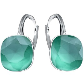Silver Earrings Exclusive Brand Crystal Designs – High-Quality Silver 925 Earrings for Women in Various Shades and Colours, Sterling Silver, Cubic Zirconia