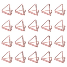 MECCANIXITY Table Number Holders 20pcs Rose Gold Place Card Holder Name Stands Picture Holders for Tables Setting Wedding Display