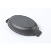 HAWOK Cast Iron Oval Serving Dish, Server with Handles, Casserole