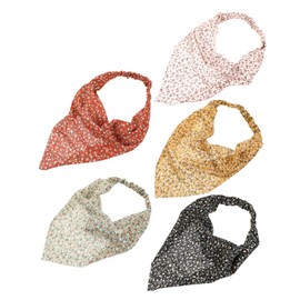 TOVINANNA 5pcs Adult Hair Scarves Elastic Headbands Breathable and Comfortable Hair Accessories for Women Versatile Floral Design for Daily Wear and Special Occasions