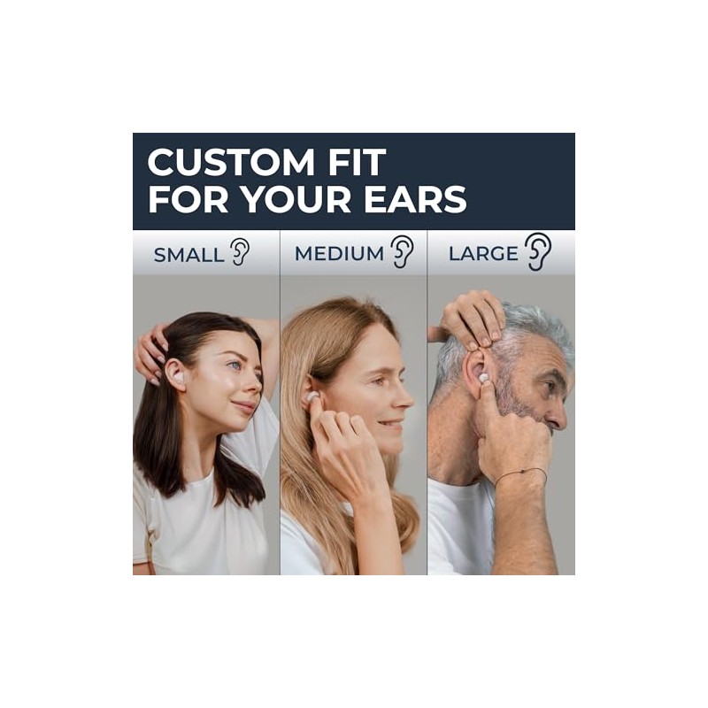 PQ Tapones de Cera para Dormir - 30 Tapones de