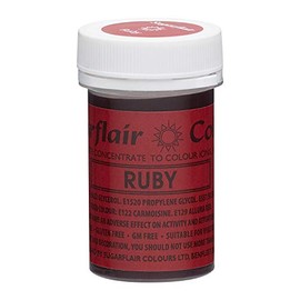 Sugarflair Spectral Paste Ruby 25 Gram