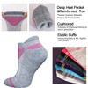 FUNDENCY 6 Pack Women Ankle Athletic Socks Low Cut Breathable