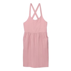 sourcing map Cotton Chef Aprons 85x109cm Cross Back Kitchen Cooking Apron with 2 Pockets Pinafore Dress for Men Women Chef, Pink