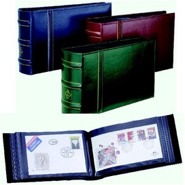 LEUCHTTURM FDC, Brief-Album Classic Design Königsblau