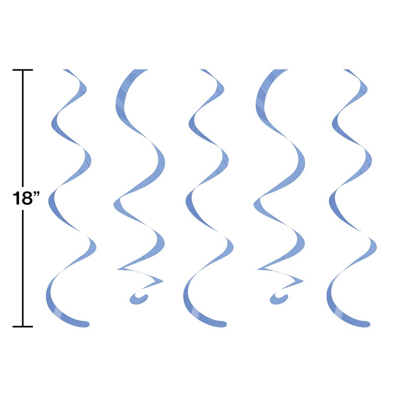 Creative Converting Dizzy Danglers, One Size, True Blue