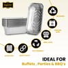 Superior Foil Containers with Lids – 1.5 Litre Sturdy Deep