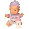 Atoz 23cm Caitlin Baby Doll with Feeder Bottle - Multicolour