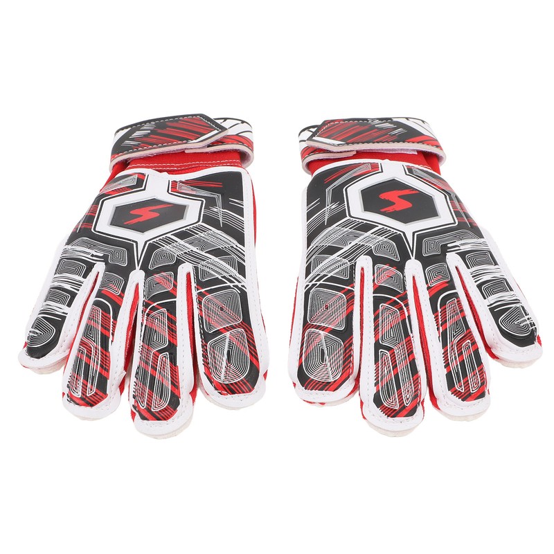 1 Pair Kids Soccer Gloves Latex Collision Resistance Football Goalkeeper