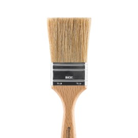 Escoda Series 8348 Artist Oil and Acrylic Paint Brush for Murals, Decorative Work & Faux Finishing, Natural Chungking Hog Bristle, Flat Triple Thick Bristle, Size 30