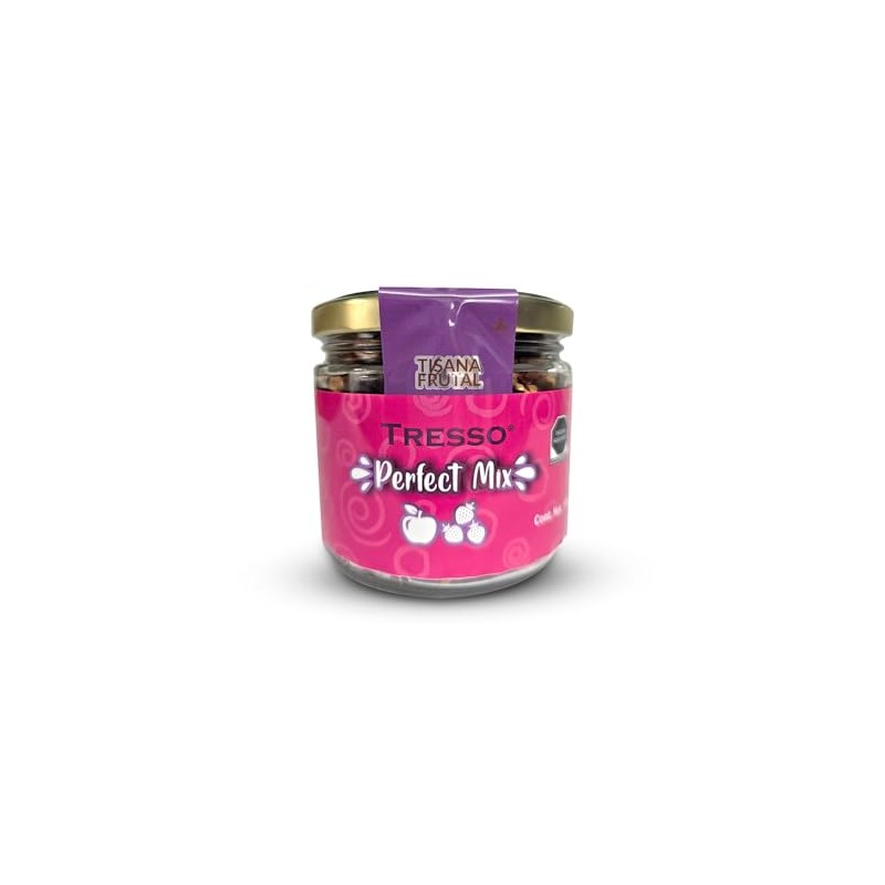 TRESSO Frascos de Tisanas Frutales y Herbales con Infusor para