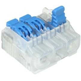IDEAL Electrical 30-01L23 in-Sure Lever Wire Connector 3-Port, 10/Bag