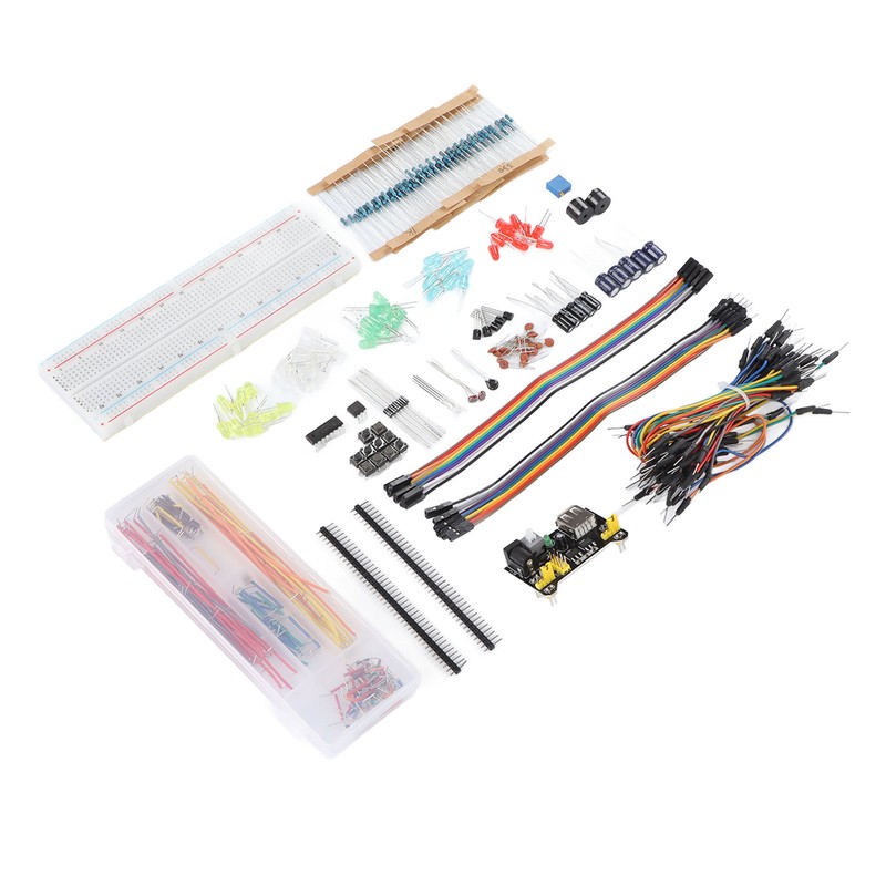 Electronics Kit Starter Fun Assortment Development Component with 830 Hole