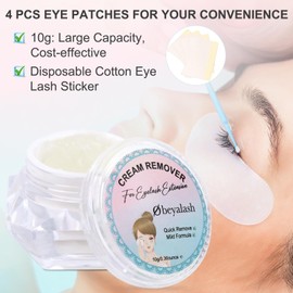 Cream Eyelash Glue Remover Eyelash Remover 10 g Lash Remover Eyelash Extension Eyelash Extensions Remover Lash Extension Remover Eyelash Remover Obeyalash