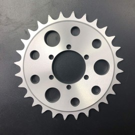 High Performance 28 Teeth 6 Holes Chain Drive Sprocket Fully CNC Made fit 415/415H Chain for 2 Stroke Engine Motor Gas Motorized Bicycle