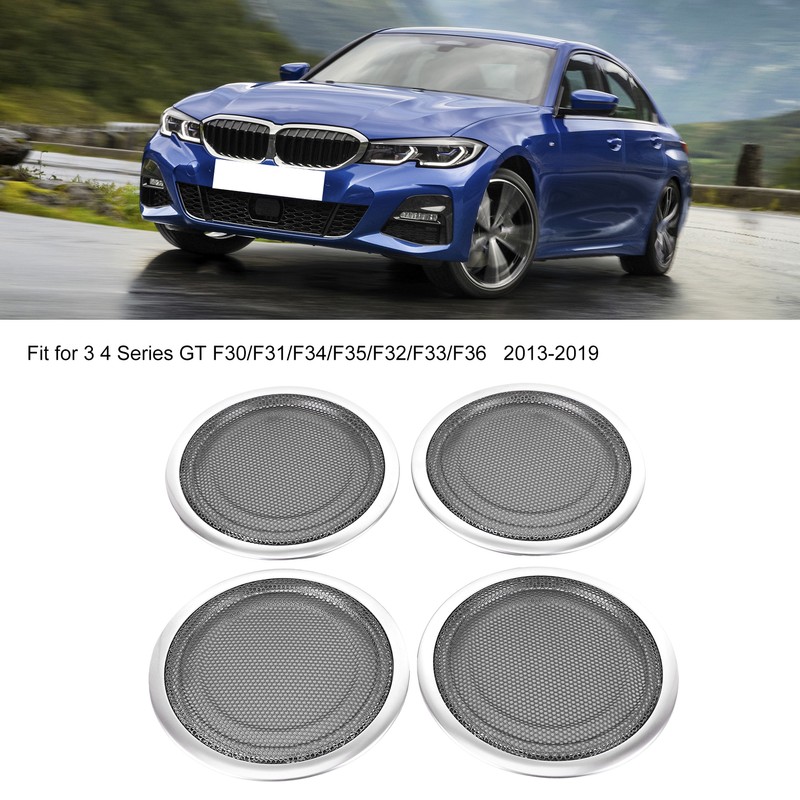 Inner Door Speaker Frame Cover Trim Decor Fit for 3/4