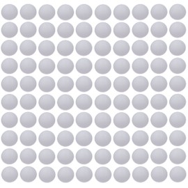 White Plastic Сap Сovers for Screw with Phillips, Pozidriv, Square-X Head Cover Screw Caps Plastic for Screw Self Tapping Screws Pack of 100. Size - 12mm