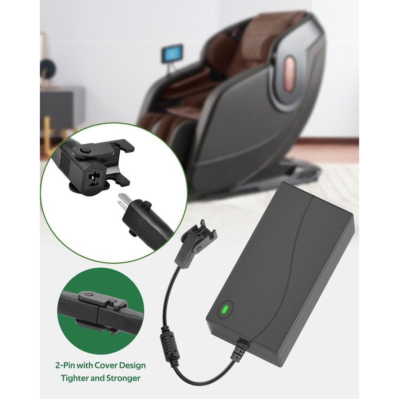 Power Recliner Power Supply, 29V, 2A, Universal 2 Pin Y