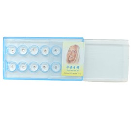 DENTIMICA Dental Tooth Gems Decoration Tooth Gem DIY Professional Tooth Crystal Kit Teeth Jewelry for Reflective Teeth Ornament Decor 10Pcs/Box (Multi-Colored)