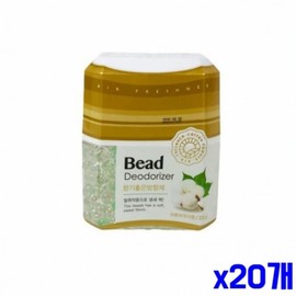 Gel type air freshener 200g cotton powder scent x20 indoor scent