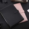 Tiankool Padfolio Portfolio Folder Binder-Faux Leather Portfolio Folder with Cover