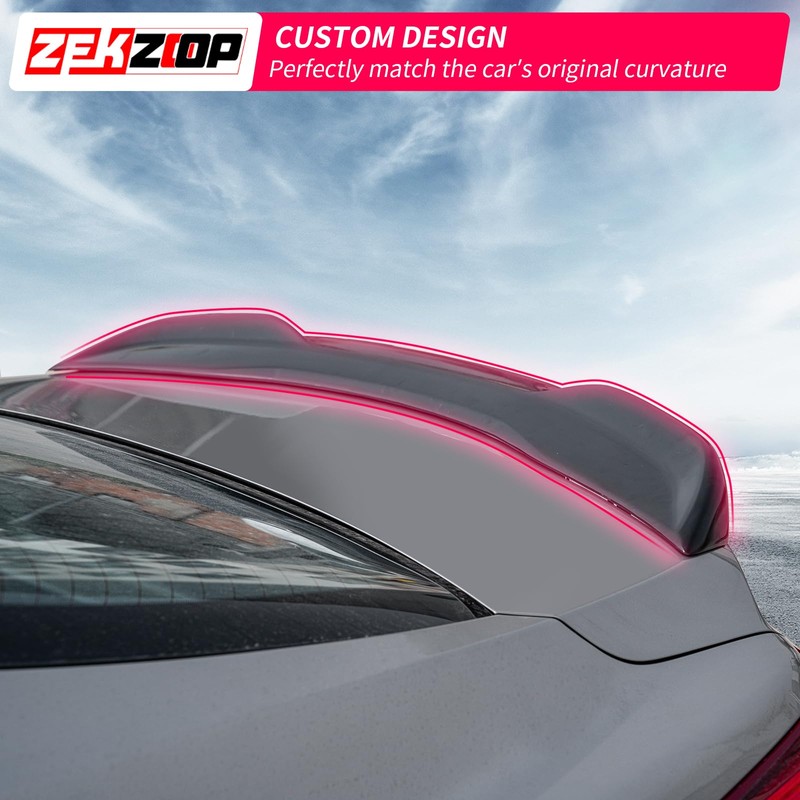 Zekzoop Spoiler Wing Compatible with 2025 Toyota Camry Rear Trunk