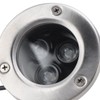 Submersible Spotlight, DC 12V LED Stainless Steel Pond Light for