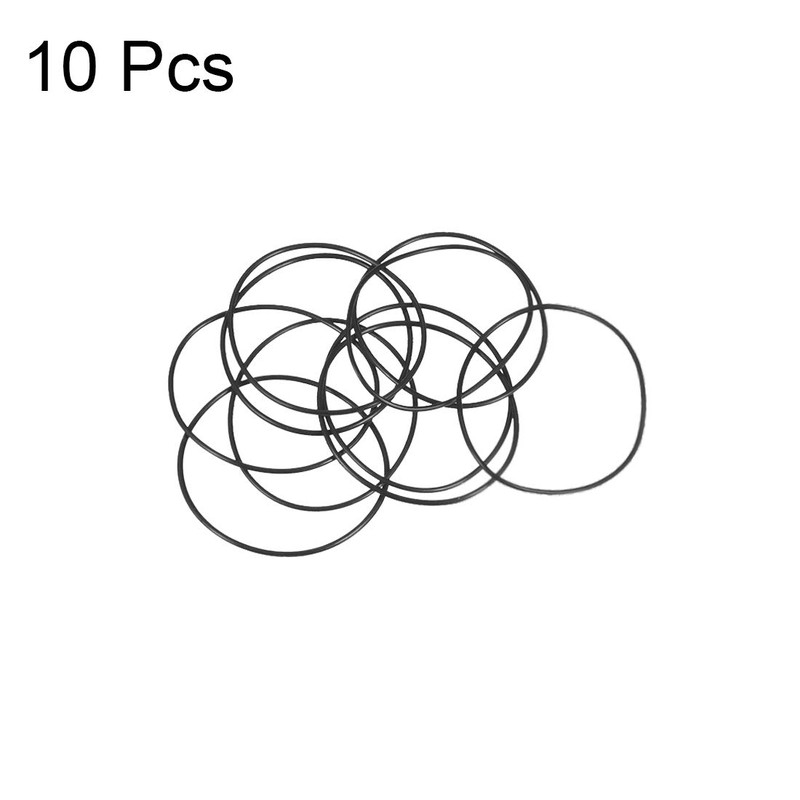 sourcing map Nitrile Rubber O-Rings 35mm OD 33mm ID 1mm