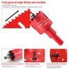 35mm Hole Saws Cutter, HSS Bi-Metal Drill Bit for Wood,
