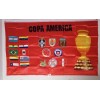 1 WORLD CUP FLAG + 1 COPA AMERICA FLAG FOR