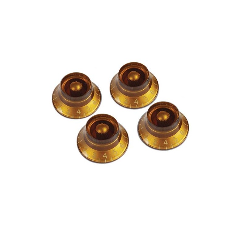 ギブソン Gibson PRHK-030 Top Hat Knobs Vintage Amber 4/Pkg ノブ