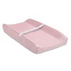 Delta Children Contoured Changing Pad with Plush Cover, Pink