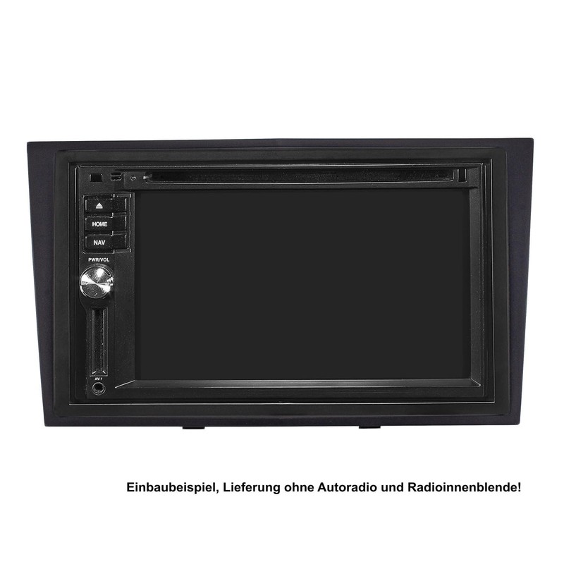 tomzz Audio 2439-121 Double DIN Radio Faceplate Compatible with Opel